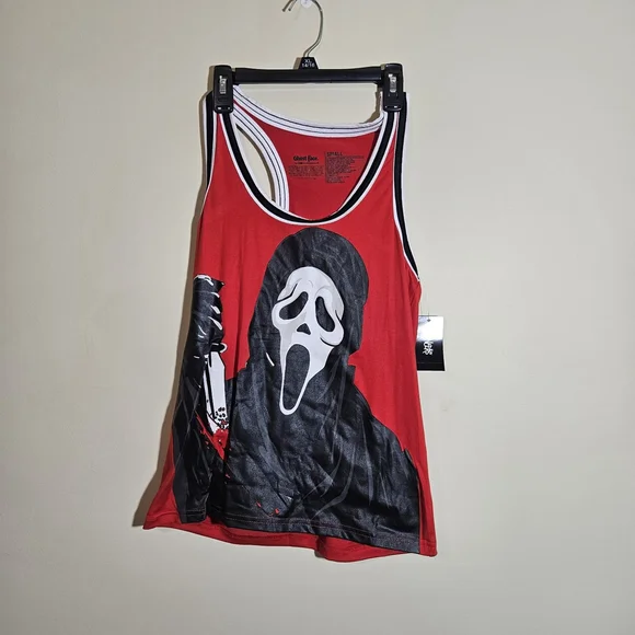 Spencer Ghost Face Black And Red Sleep Set Adult Small - Picture 2 of 8